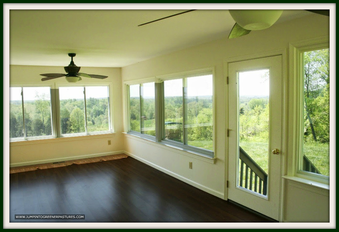 Rapidan VA Home for Sale - Spacious sunroom with great views