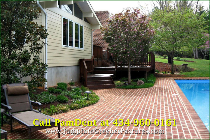 Home for Sale in Charlottesville VA - 2890 Pleasant View Ln - 026 Brick Terrace
