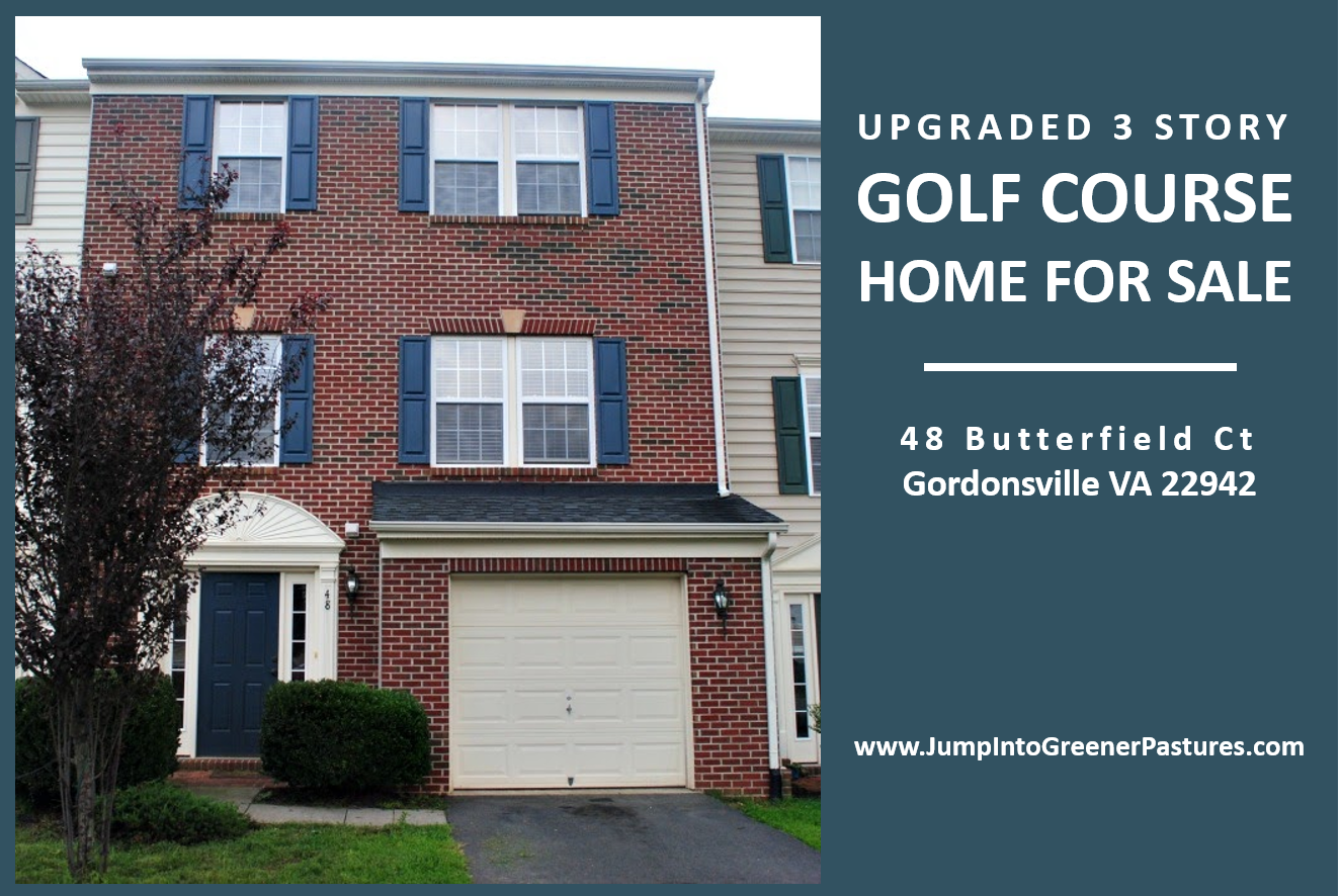 Golf Community Home for Sale - 48 Butterfield Ct Gordonsville VA 22942