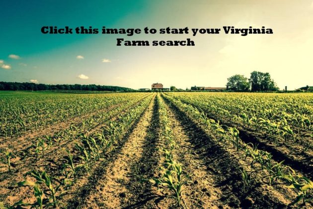 Virginia Farm Image with text that suggest the website visitor start a property search.