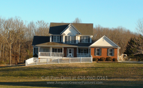 Fluvanna VA Country Property for Sale - Surround yourself with nature in this beautiful country home for sale in Fluvanna VA.