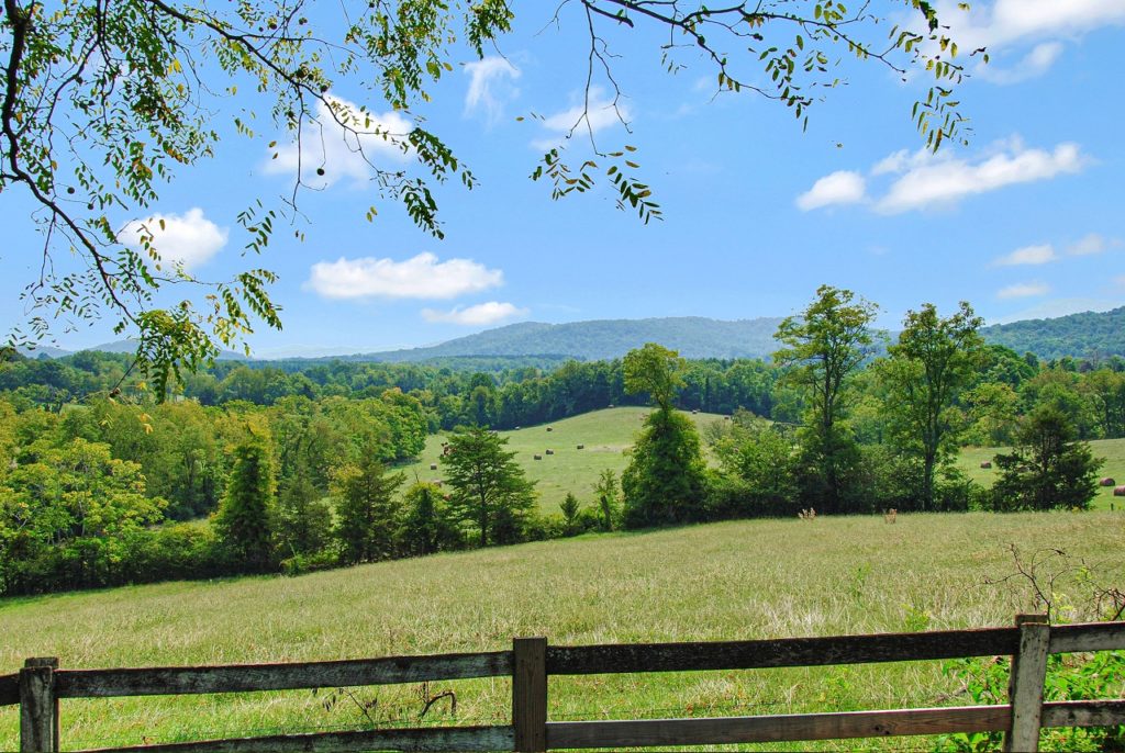 Virginia Farm View And Sky